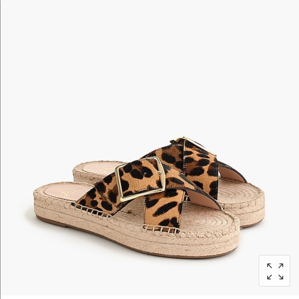 J.Crew Leopard espadrilles